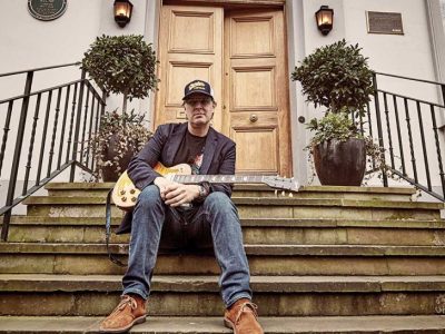 Joe Bonamassa outside Abbey Road studios (Image credit: James Sharrock)