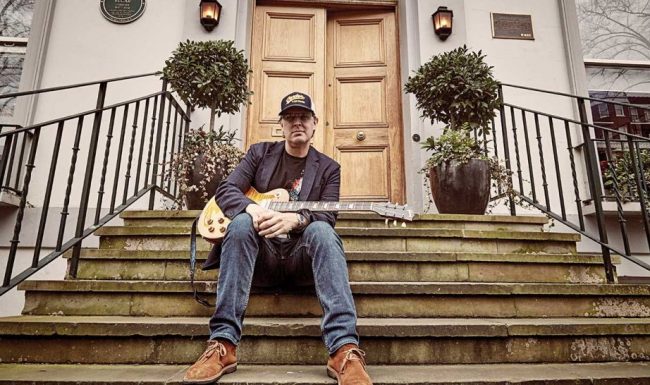 Joe Bonamassa outside Abbey Road studios (Image credit: James Sharrock)