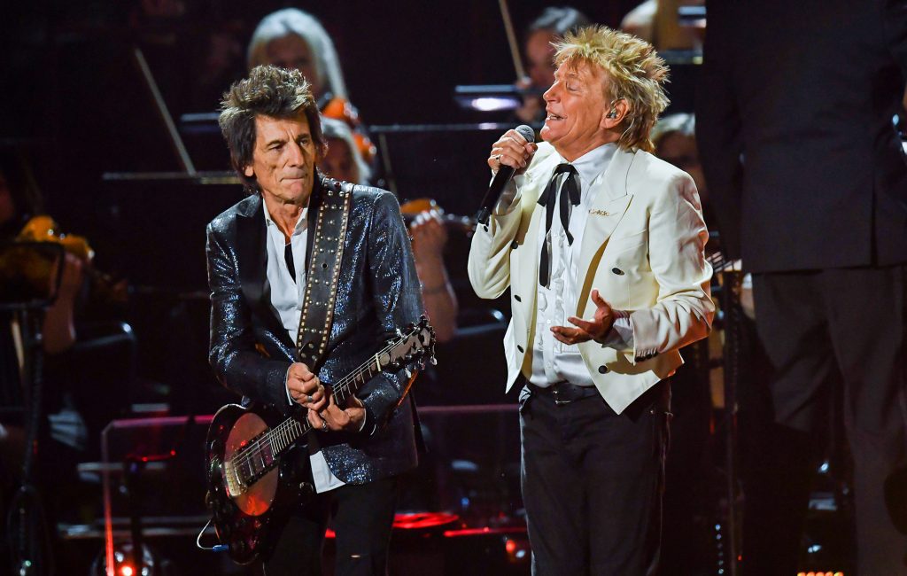 Ronnie Wood and Rod Stewart of The Faces. CREDIT: Dave J Hogan/Getty Images.